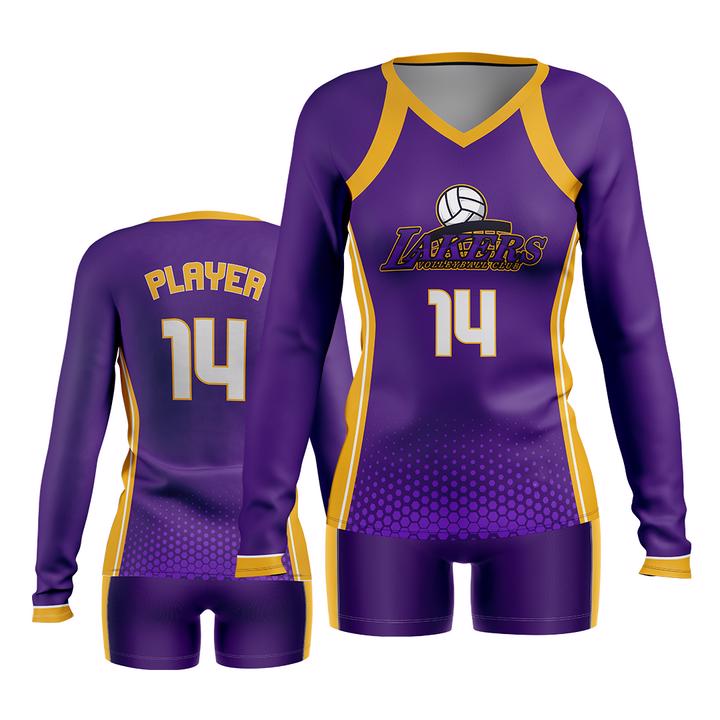 High Quality Women volleyball jersey volleyball uniform custom designed lightweight full sublimated - view 5