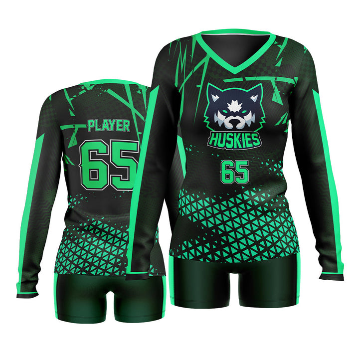 High Quality Women volleyball jersey volleyball uniform custom designed lightweight full sublimated - view 8