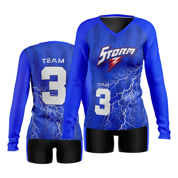 Latest 100% polyester jerseys best quality wholesale volleyball shirt team volleyball jersey women - view 3