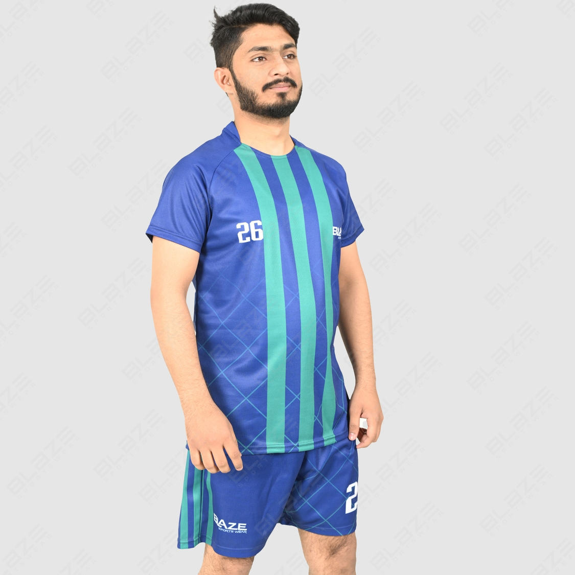 Customised soccer uniform digital sublimation , light weight soccer uniform 100% polyester fabric - view 2