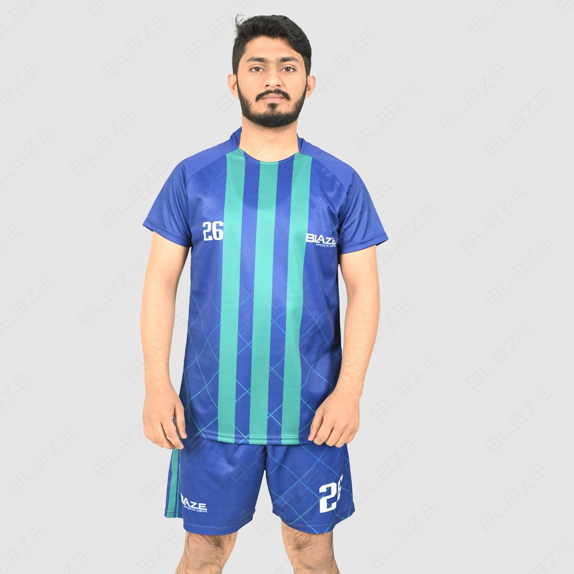 Customised soccer uniform digital sublimation , light weight soccer uniform 100% polyester fabric - view 3