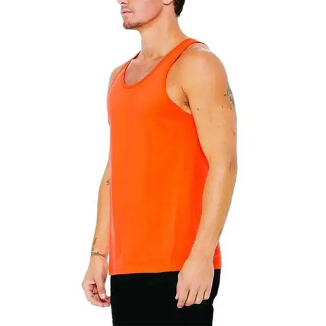 Tank Top Men's Side Ribbed Vest New Fashion Wholesale - view 2