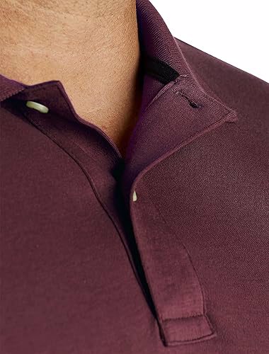 Men's Classic Fit Short Sleeve Solid Soft Cotton Polo Shirt - view 2