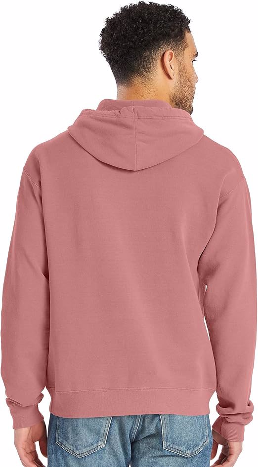 Mens Originals Fleece Hoodie, Garment Dyed Hooded Sweatshirt, Unisex Fleece Pullover - view 2