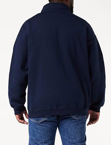 Unisex-Adult Fleece Quarter-Zip Cadet Collar Sweatshirt, Style G18800 - view 3