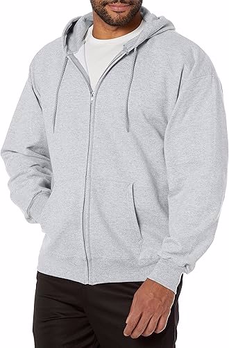 Mens Ultimate Full-Zip Hoodie, Men'S Hooded Fleece Sweatshirt With Zipper