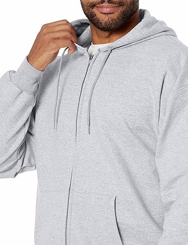 Mens Ultimate Full-Zip Hoodie, Men'S Hooded Fleece Sweatshirt With Zipper - view 4