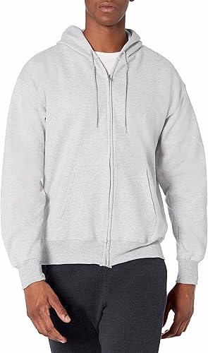 Mens Ultimate Full-Zip Hoodie, Men'S Hooded Fleece Sweatshirt With Zipper - view 5