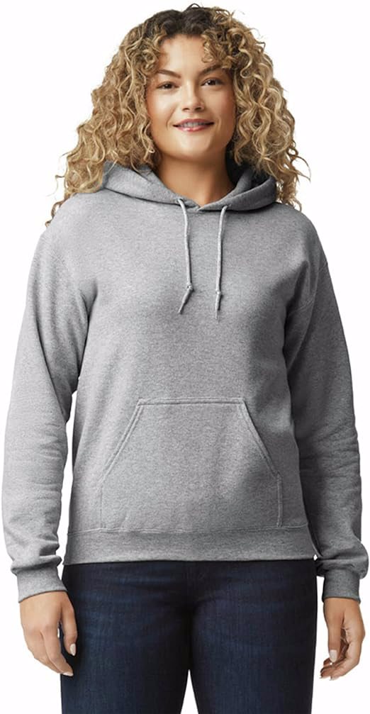 Unisex-adult Fleece Hoodie Sweatshirt, Style G18500, Multipack