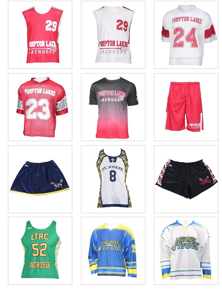 Digital Printing Custom Made Design Lacrosse Team Jersey Sportswear Sublimated Lacrosse Uniforms - view 10