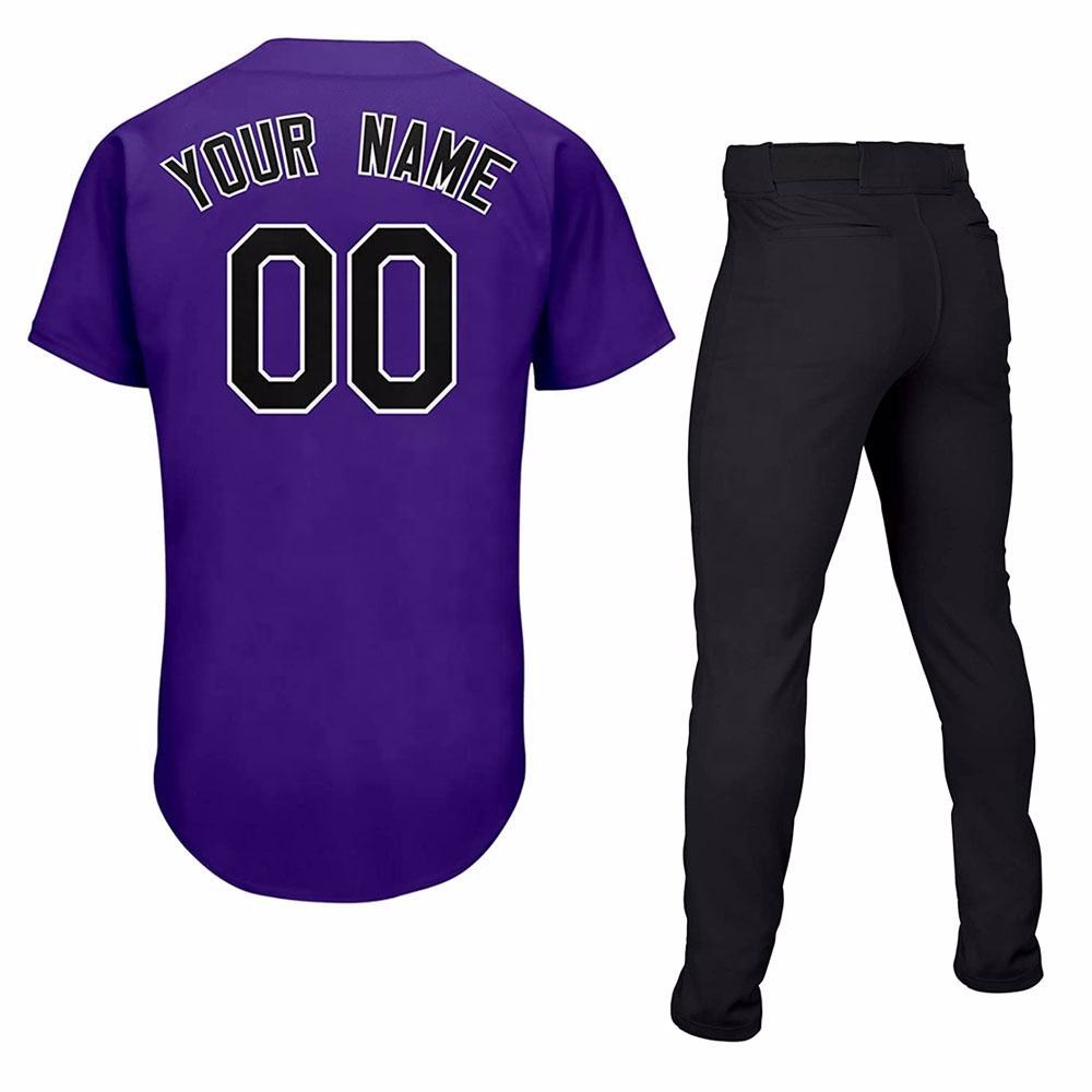 Baseball Uniform Jersey customized 100% polyester - view 2