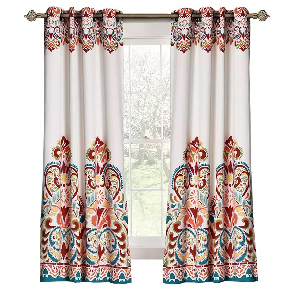 Hiqh Quality Colorful Stylish Embroidery Curtains