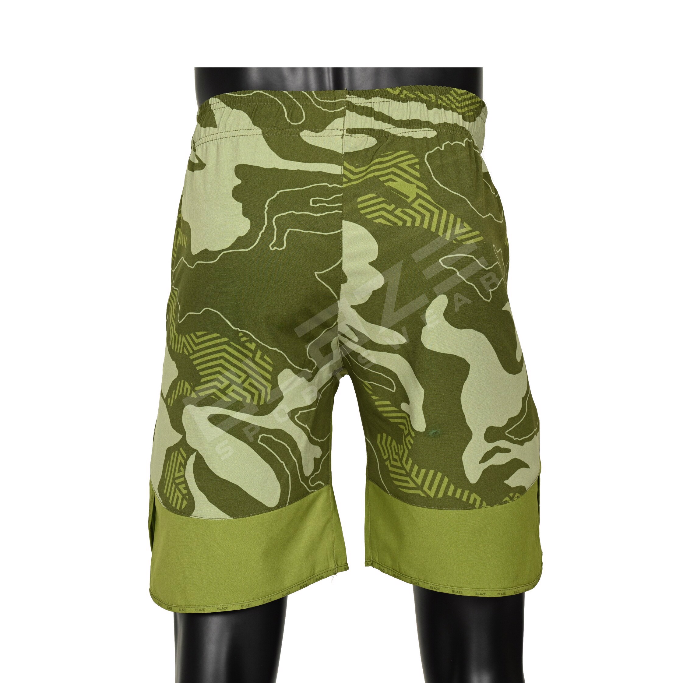 Custom Gym Shorts Running Compression Sweat Training Workout ZipperPockets Athletic Sports Mid Waist - view 3