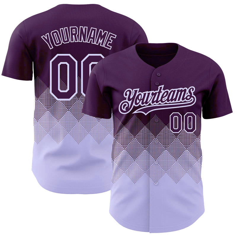  Custom couple gradient baseball jersey
