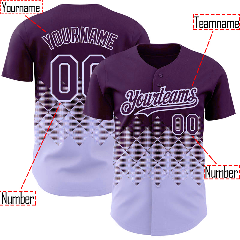  Custom couple gradient baseball jersey - view 2