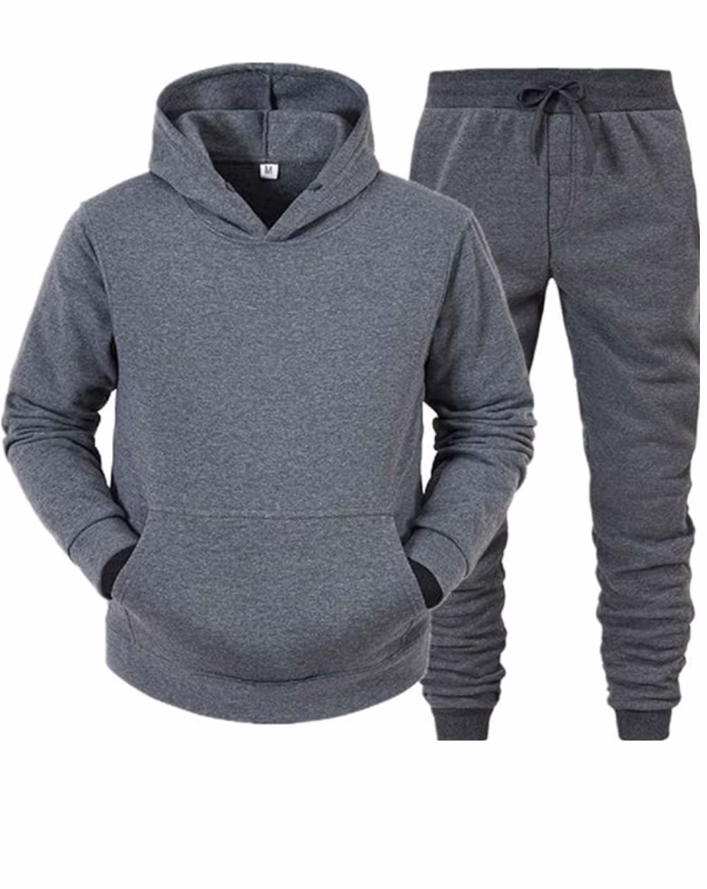 Men's Tracksuits Made Of High Quality Cotton Blend With Front Pocket Available In Solid Colours 