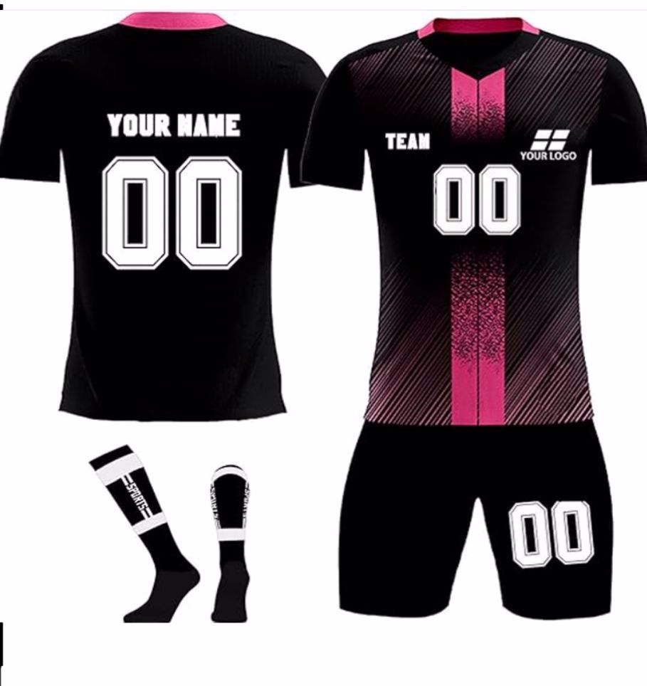 High Quality Comfortable And Breathable Polyester Customised Football Uniform 