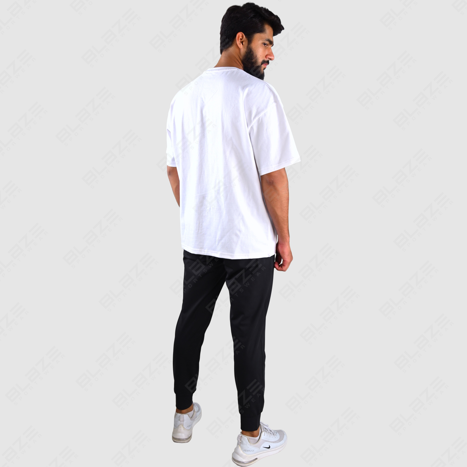 Custom Two-Piece Set for Men High Street Design Quick Dry Printed T-Shirt and Shorts Casual Sports  - view 5