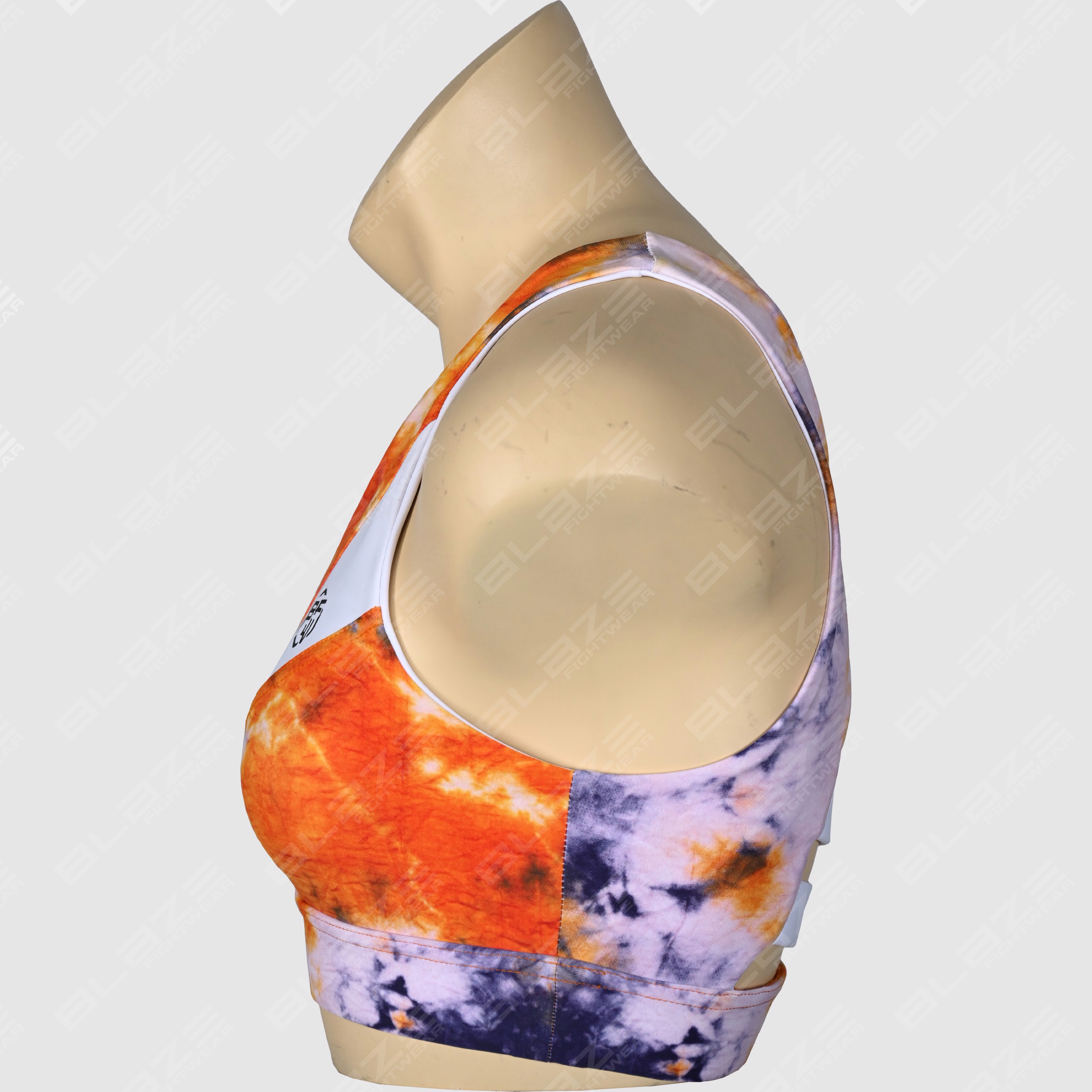 Customized Lightweight Breathable Racerback Sports Bra Seamless and Digitally Silk-Printed  - view 3