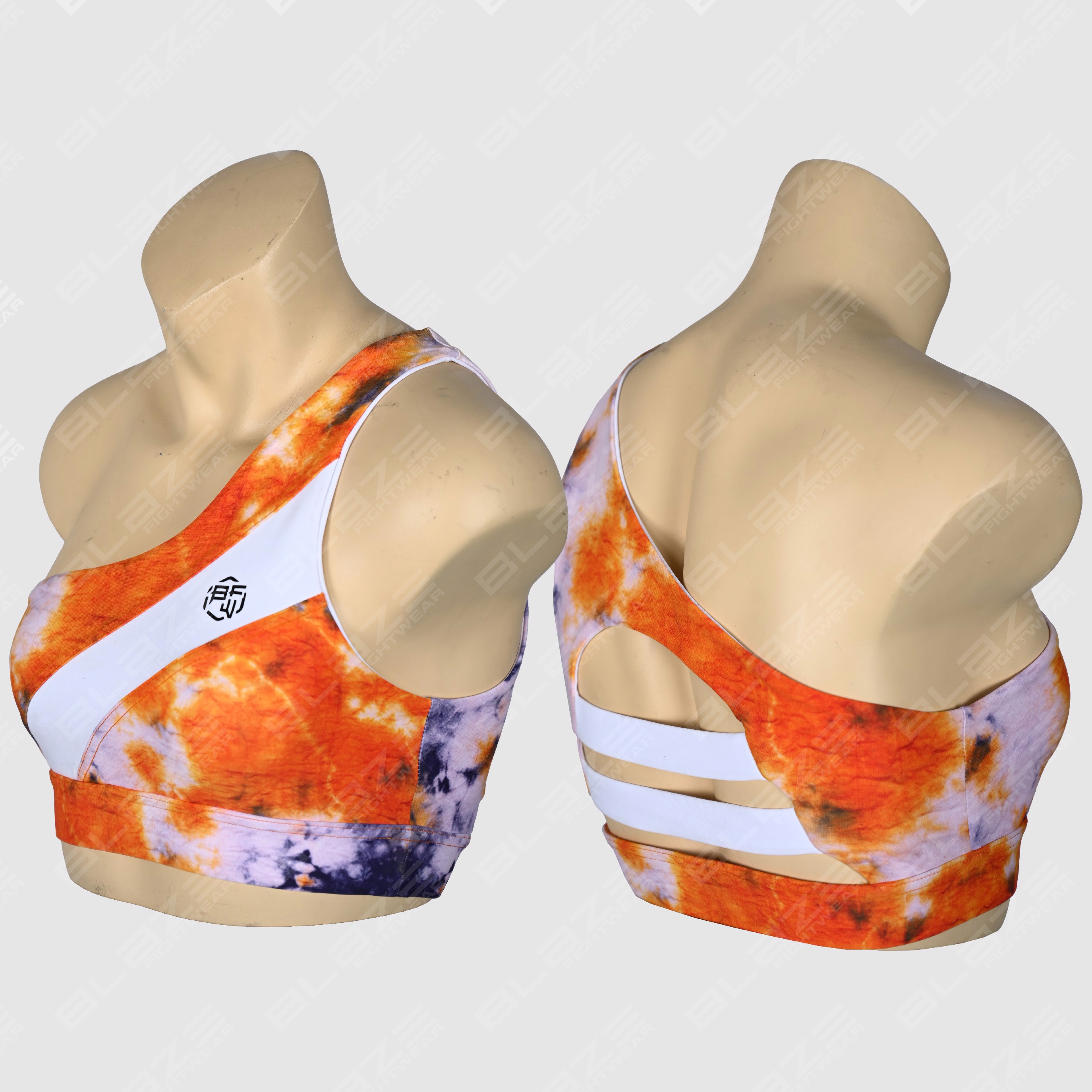 Customized Lightweight Breathable Racerback Sports Bra Seamless and Digitally Silk-Printed  - view 5
