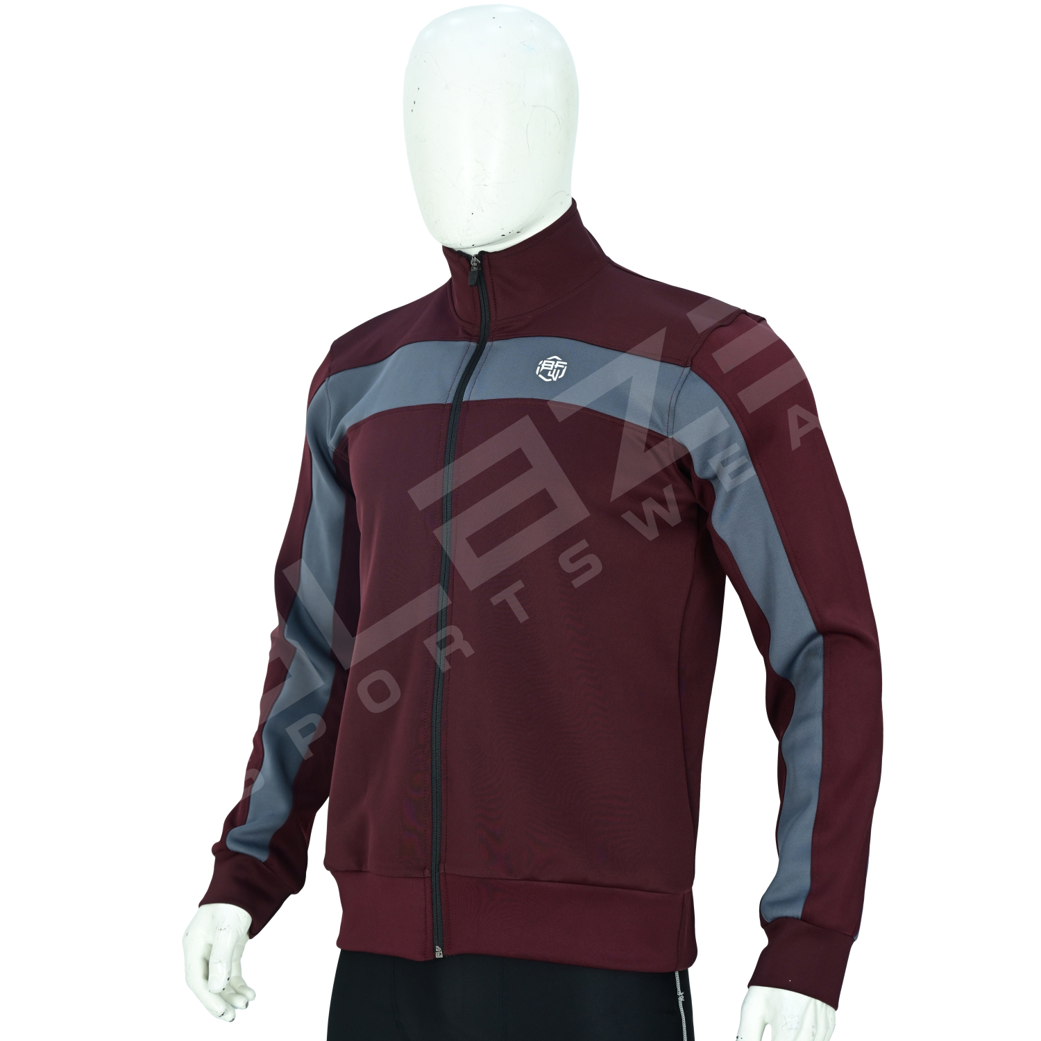 New Custom Design Logo Mens  Fashion Long Sleeve Red Blank zipper Cotton Hoodie Quantity Print OEM  - view 16