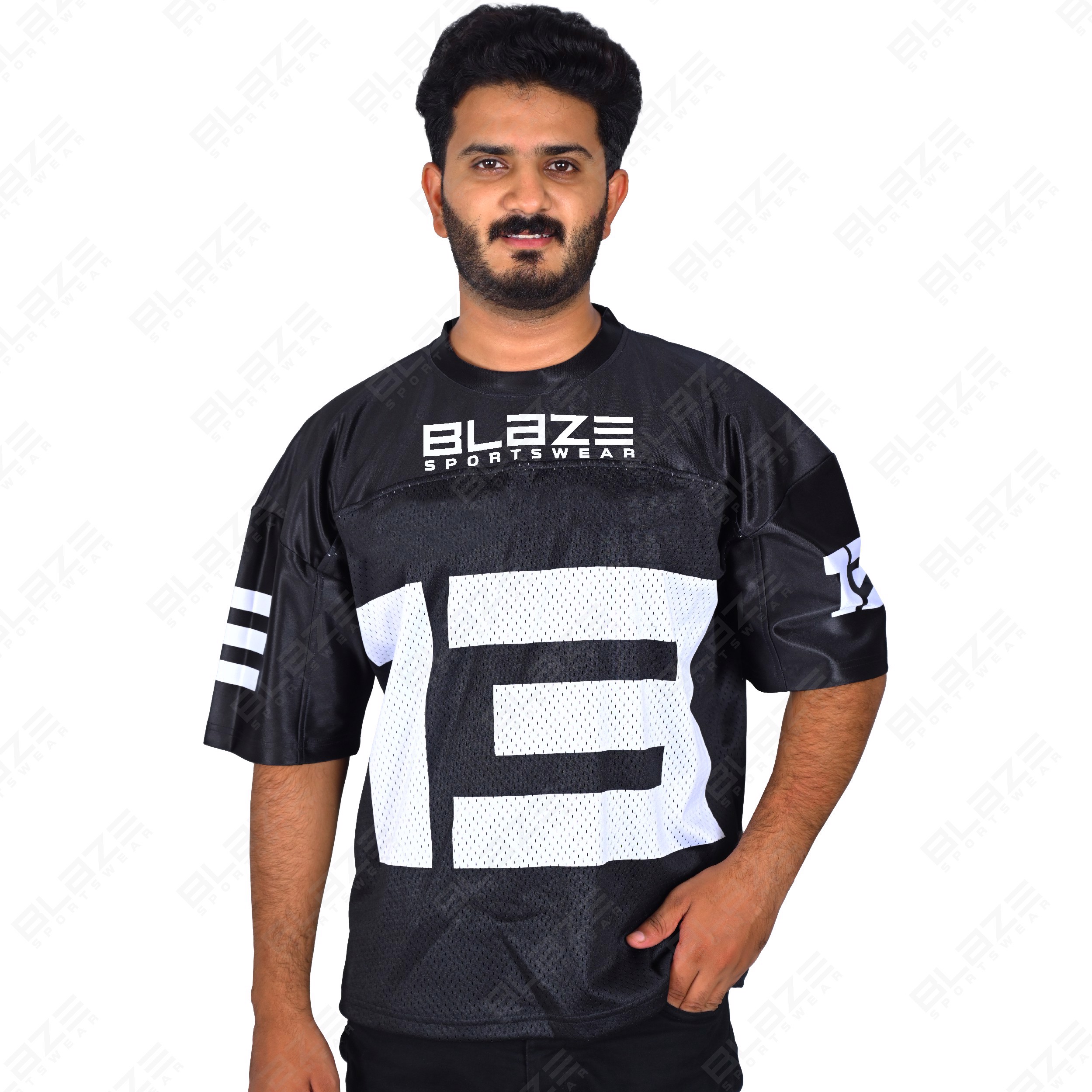 wholesale custom print logo mesh panel tshirt custom designs cotton T-shirt regular fit T shirt mesh - view 4