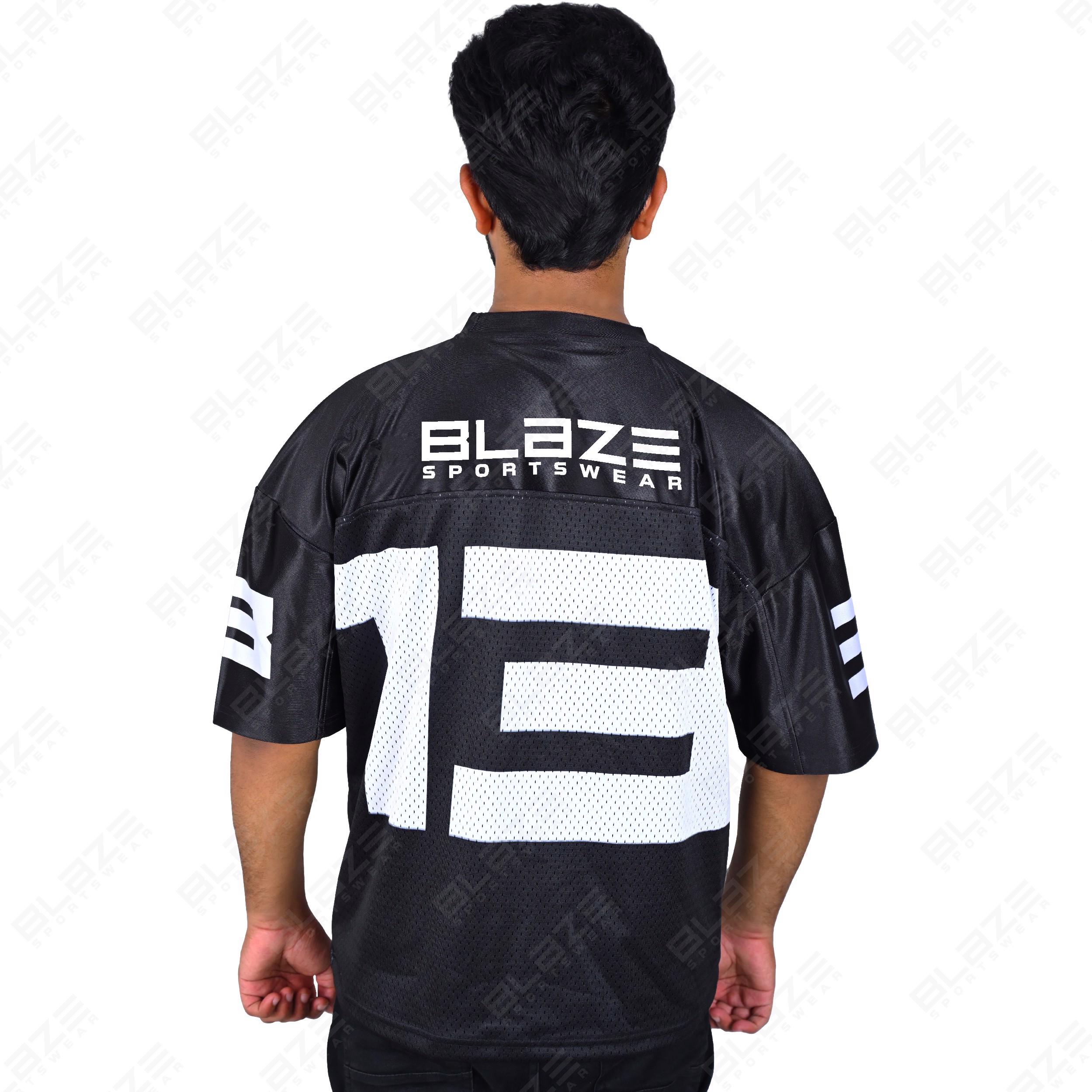 wholesale custom print logo mesh panel tshirt custom designs cotton T-shirt regular fit T shirt mesh - view 6