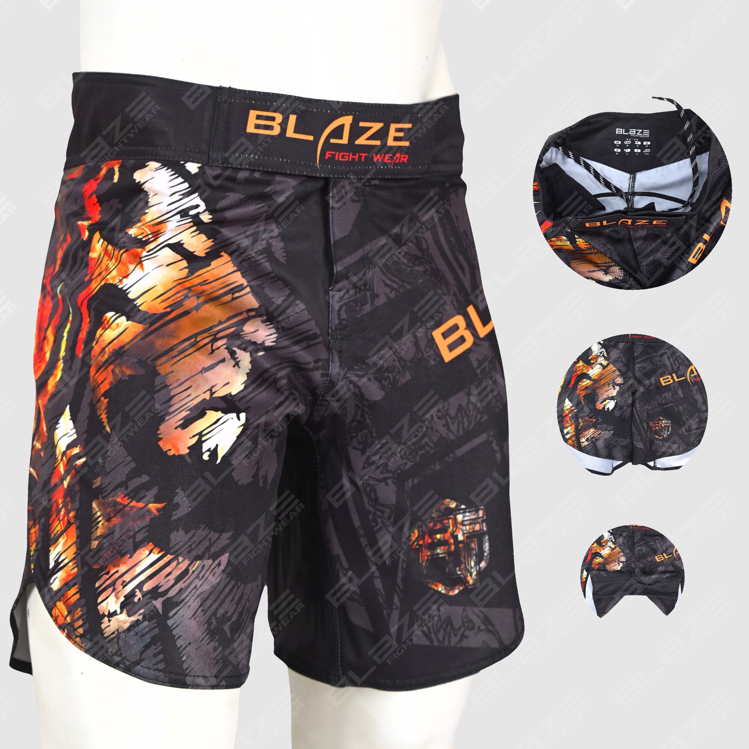 OEM MMA Shorts Durable and Lightweight BJJ Fight Wear Four Way Stretch No Gi Training Short