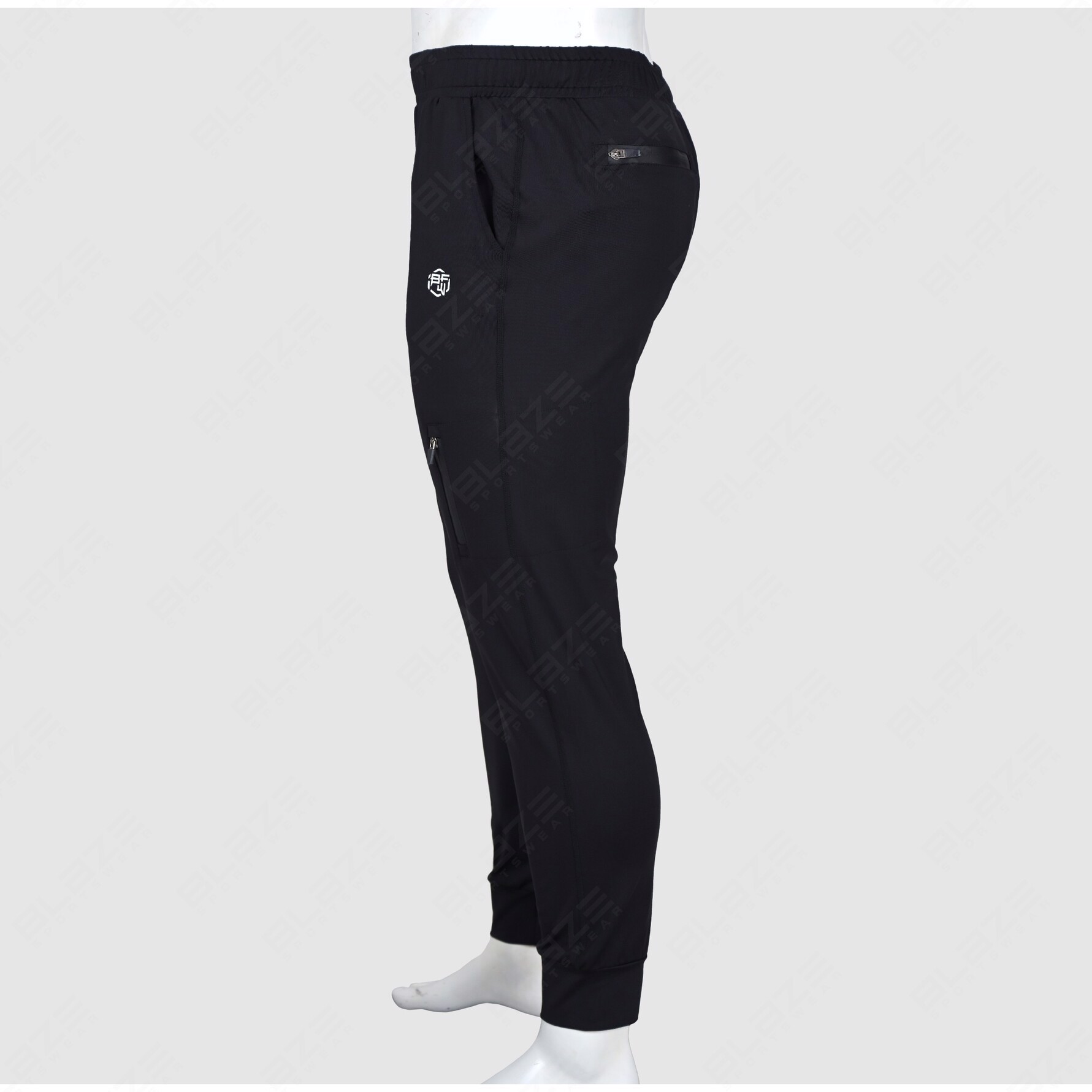 Personalize jogger pants: breathable, soft fabric, adjustable waistband, tapered fit for any wear - view 2