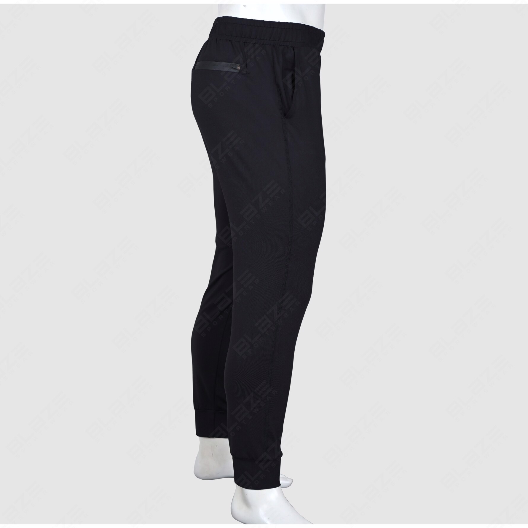 Personalize jogger pants: breathable, soft fabric, adjustable waistband, tapered fit for any wear - view 3