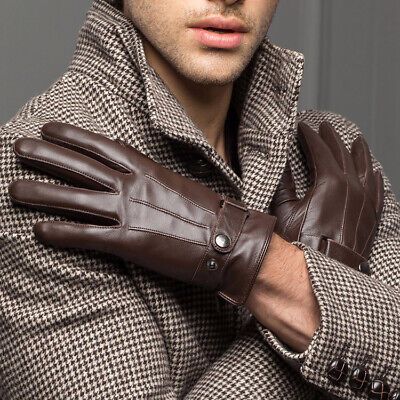 Men and women winter gloves made of 100% natural leather - view 2