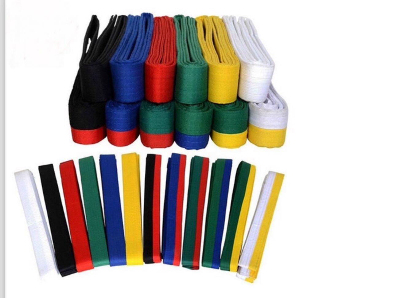 High Quality Heavy Duty Cotton And Polyester Martial Arts Belt Available in Different Colours  - view 2