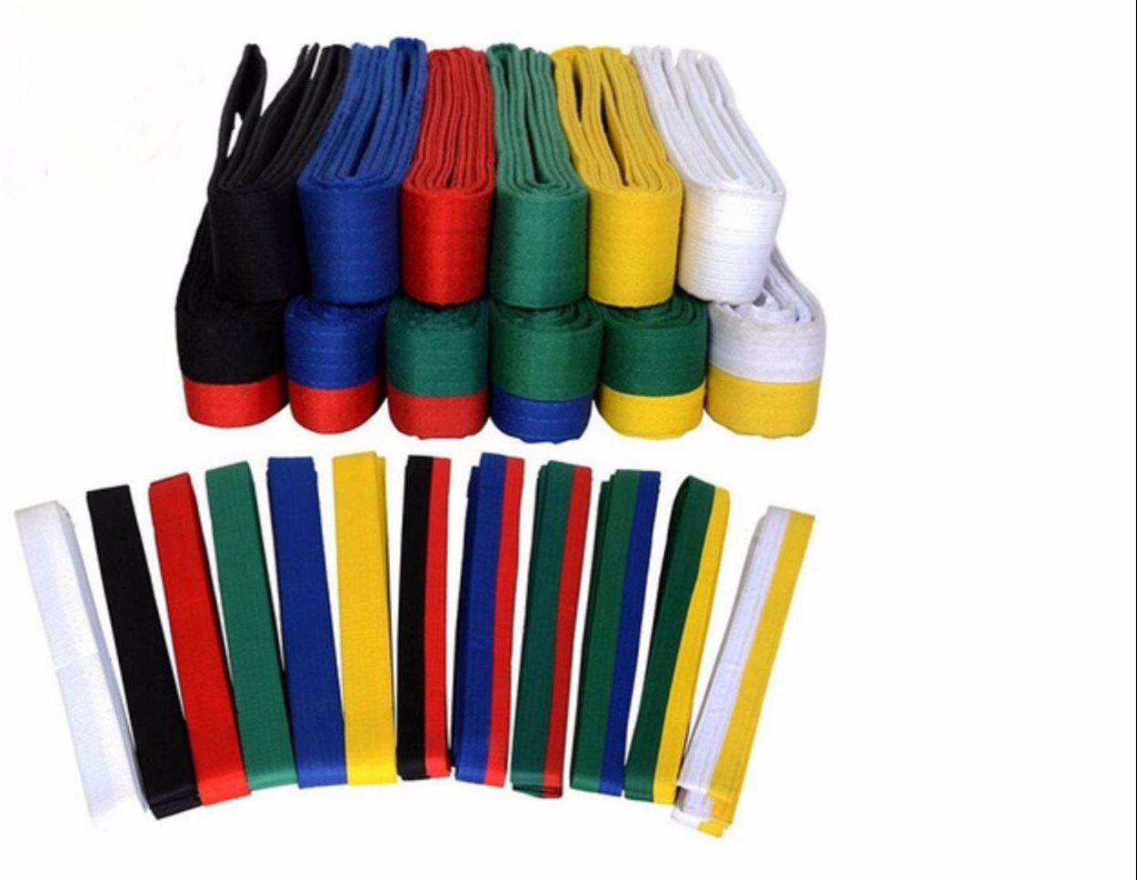 High Quality Heavy Duty Cotton And Polyester Martial Arts Belt Available in Different Colours  - view 3