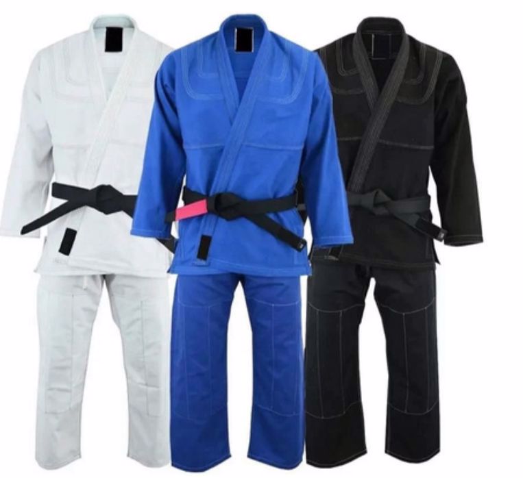 High Quality Durable Cotton Poly Blend BJJ Uniform Available  - view 2