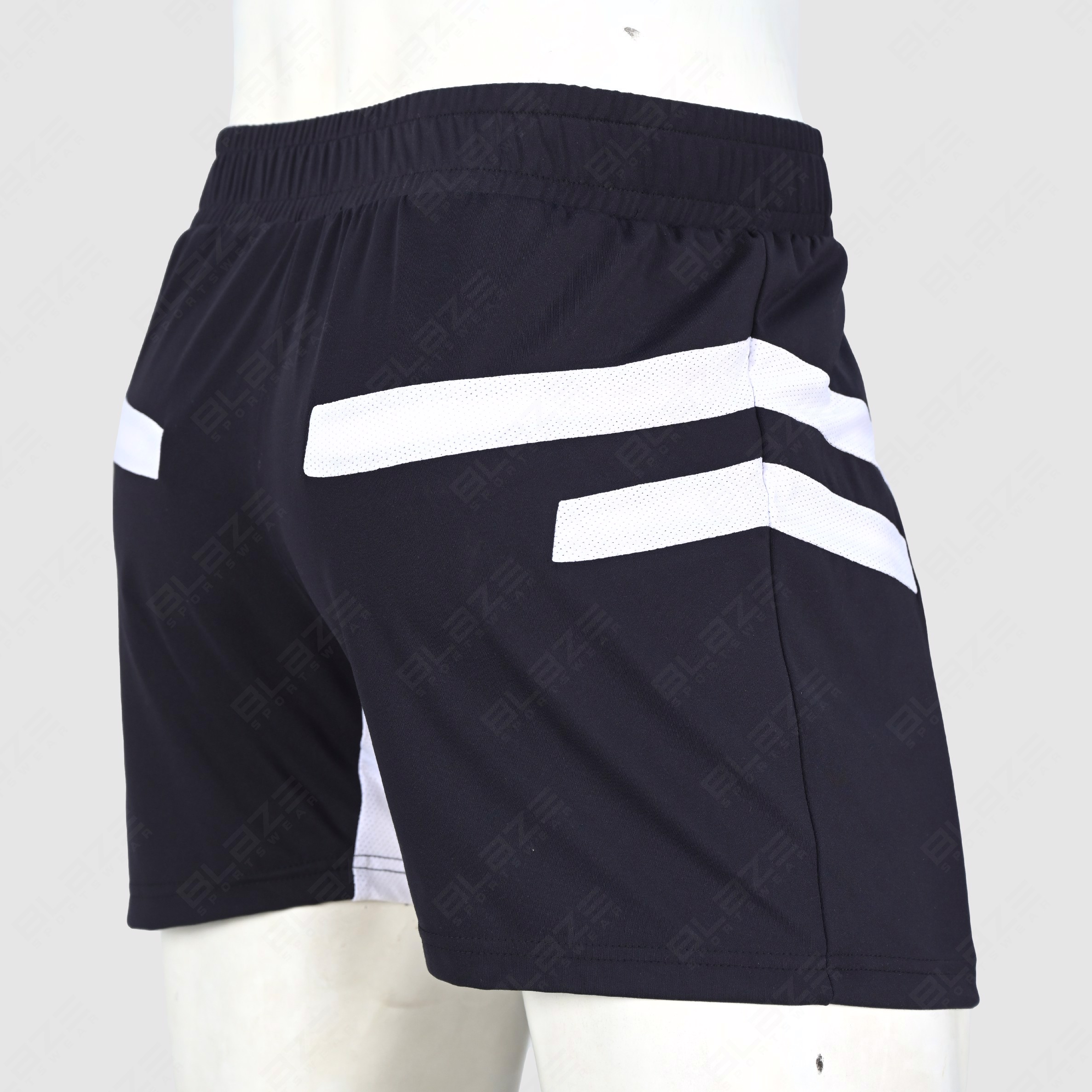 Custom Gym Shorts Running Compression Sweat Training Workout ZipperPockets Athletic Sports Mid Waist - view 4