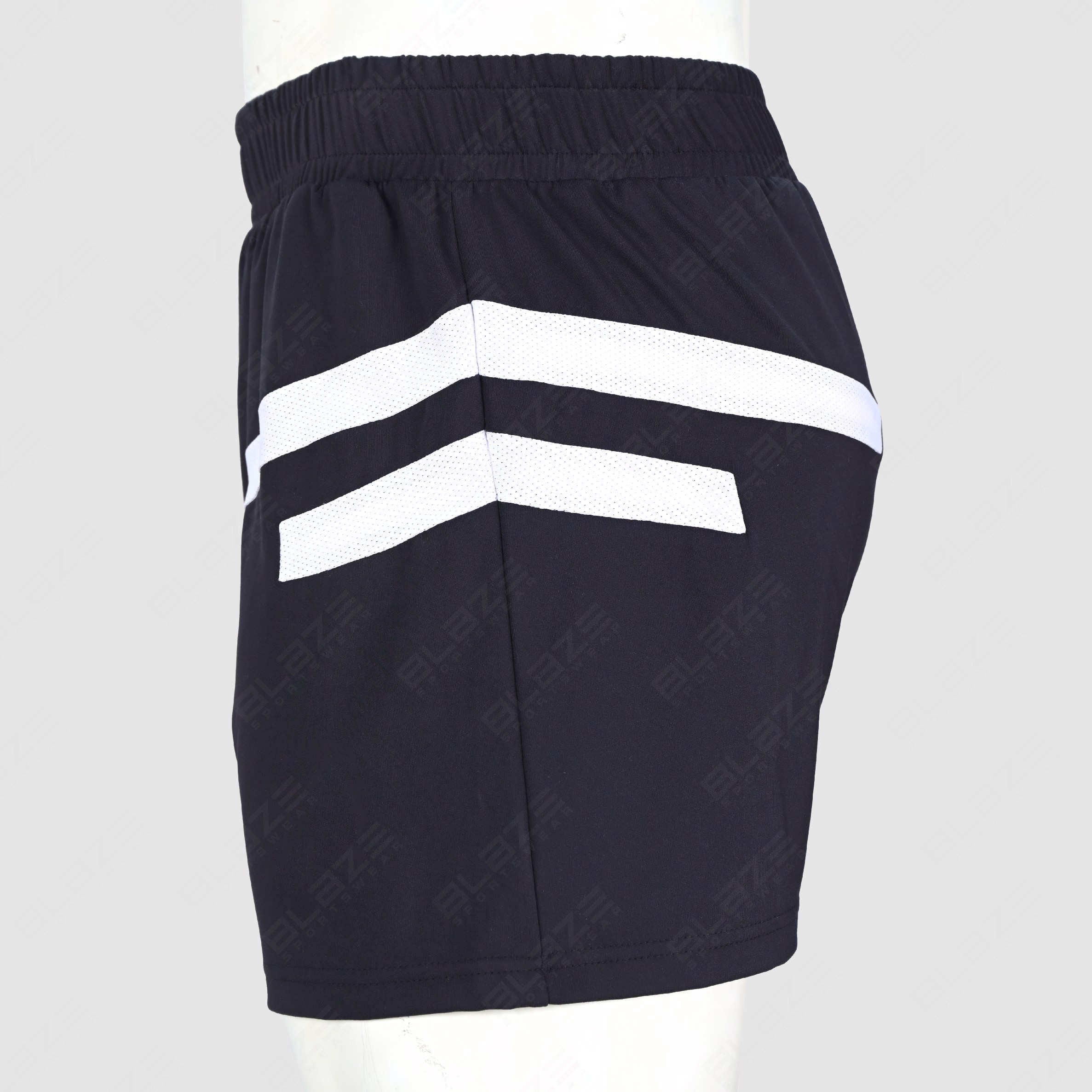 Custom Gym Shorts Running Compression Sweat Training Workout ZipperPockets Athletic Sports Mid Waist - view 5