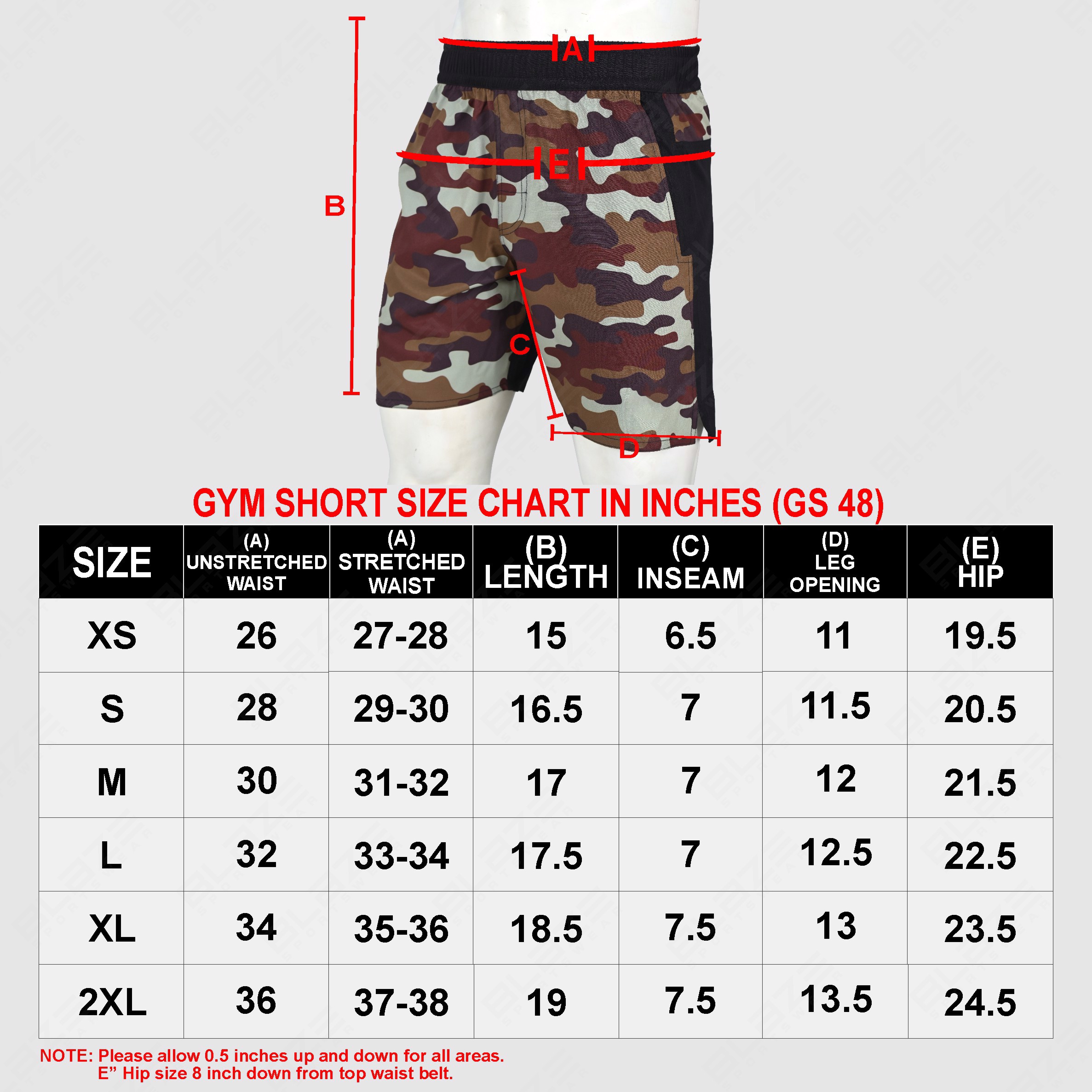 Custom Gym Shorts Breathable Compression Workout Fitness Athletic Clothing Front Back Pockets Woven - view 8