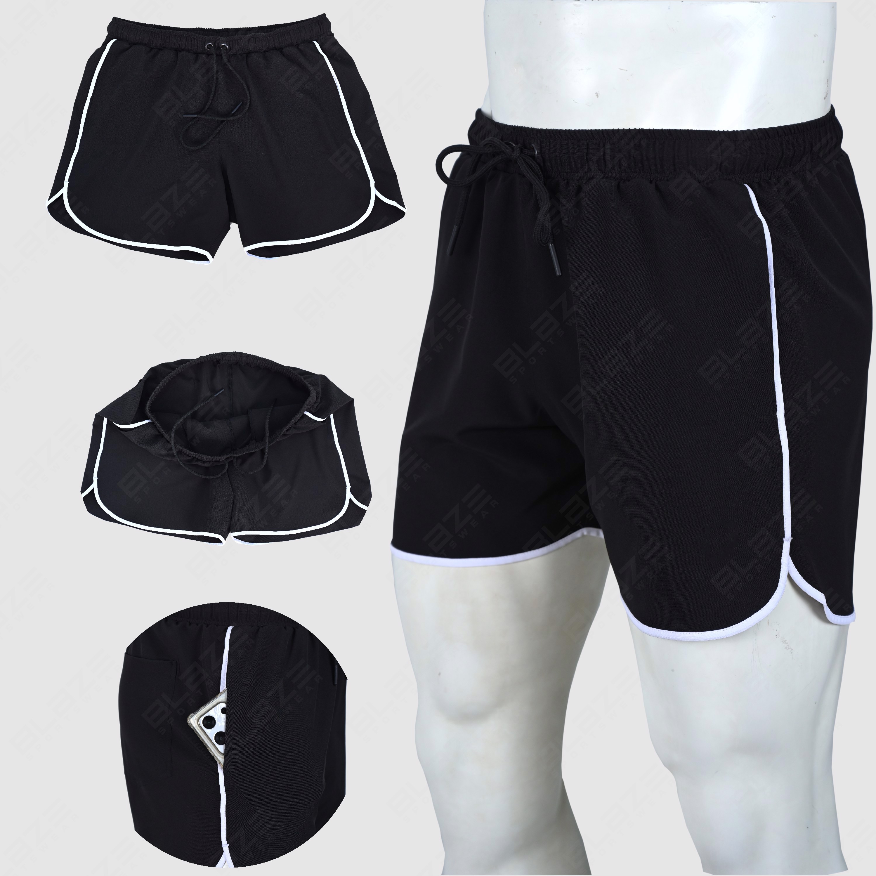 Wholesale Gym Shorts New Compression Sportswear for Running Fitness Workout Polyester Spandex 