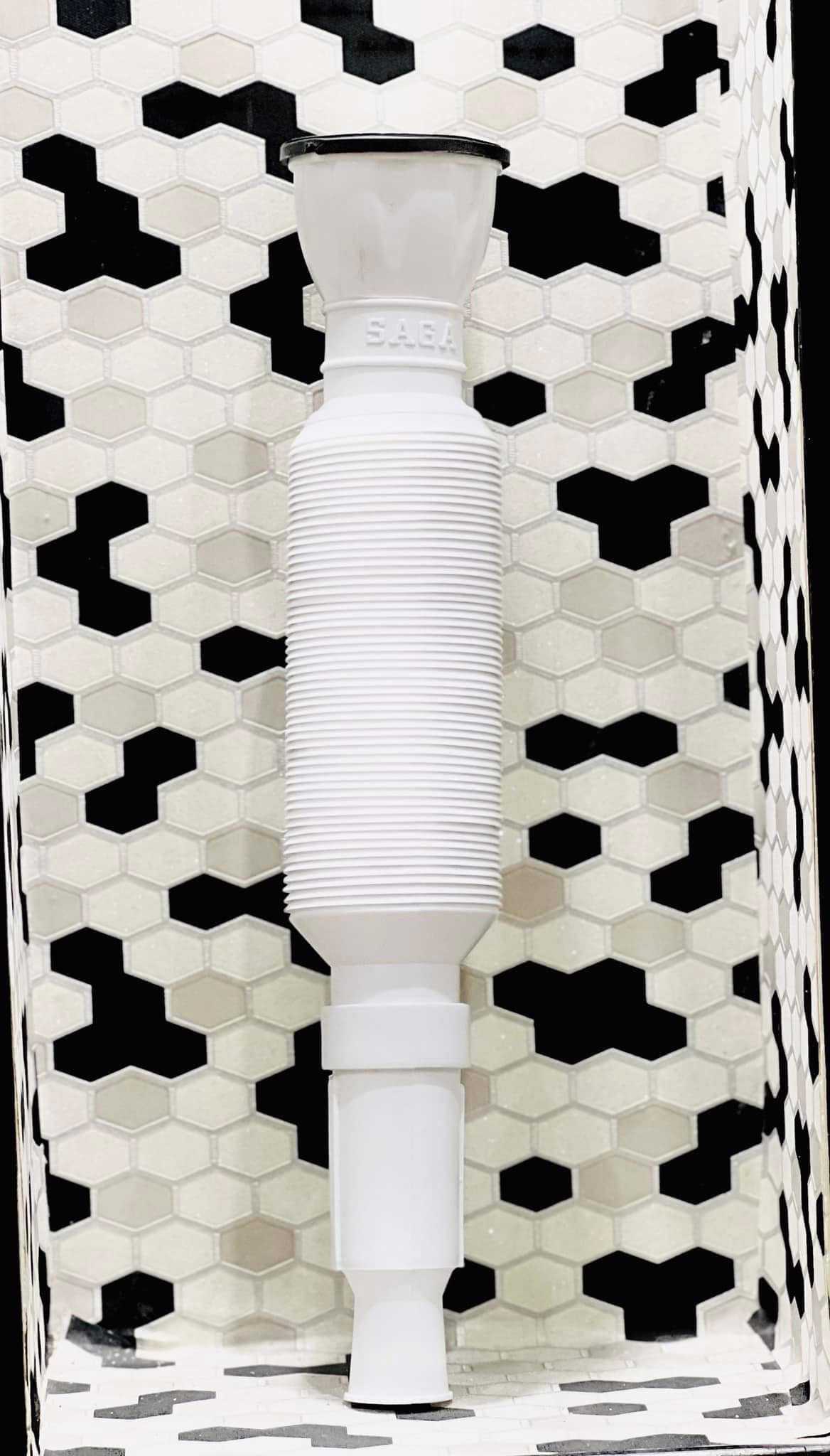 Waste pipes for sink and basin