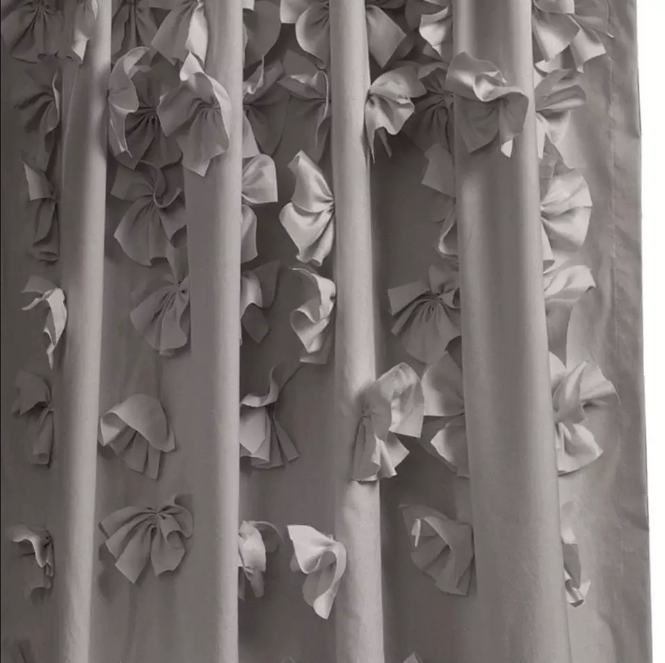 Best Item Emroidered Feather Design Window Curtain - view 3