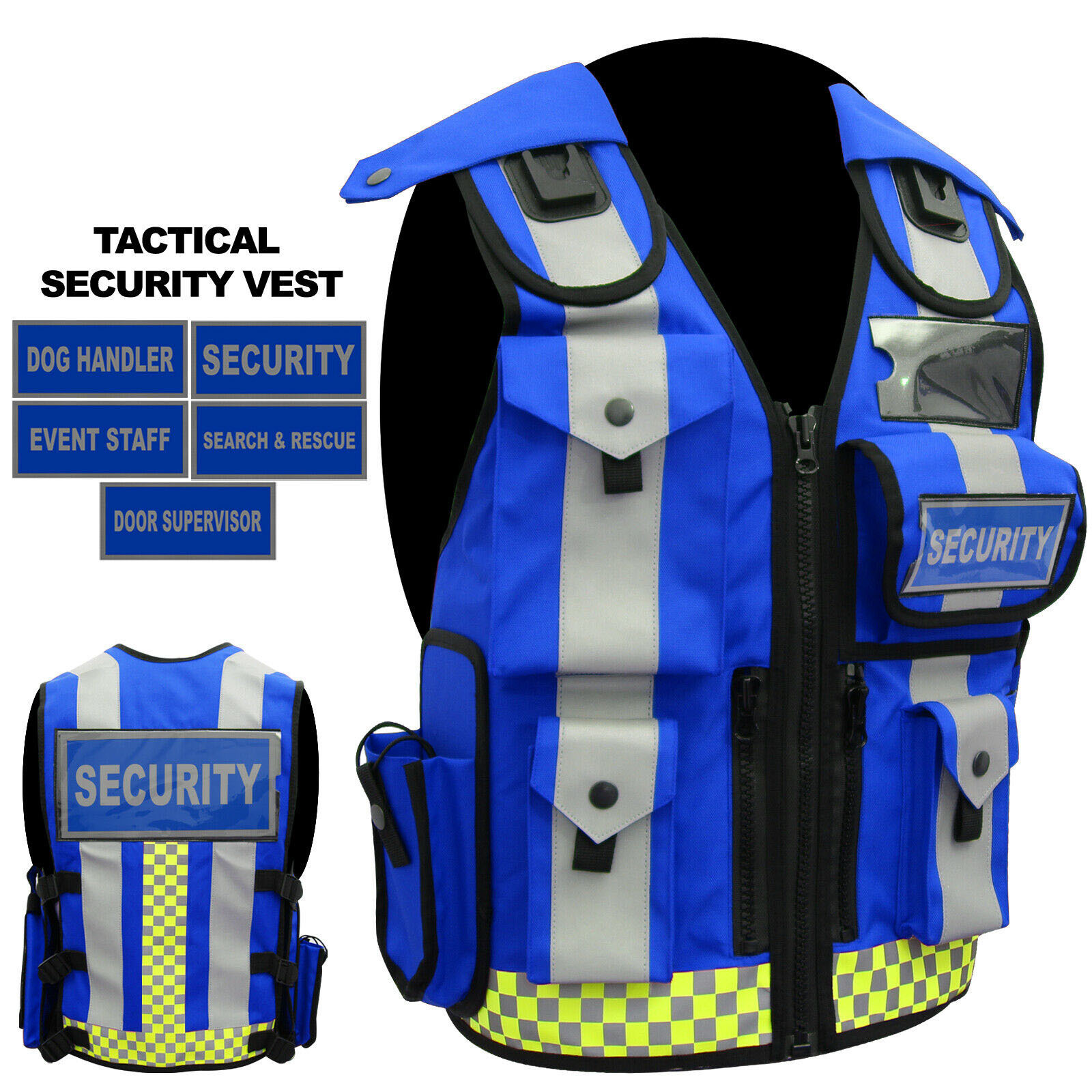 Security & Dog Handler Vests Safety Clothing Reflective DEESHA 