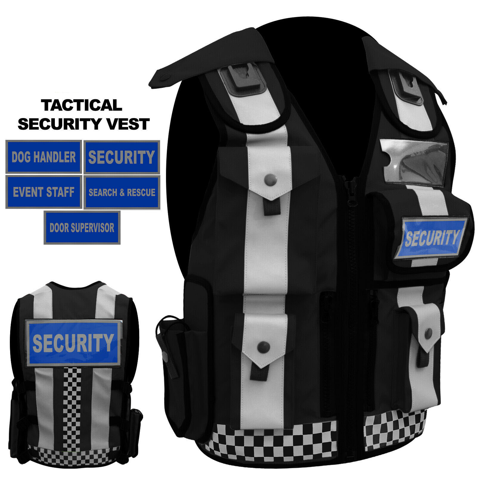Security & Dog Handler Vests Safety Clothing Reflective DEESHA  - view 2