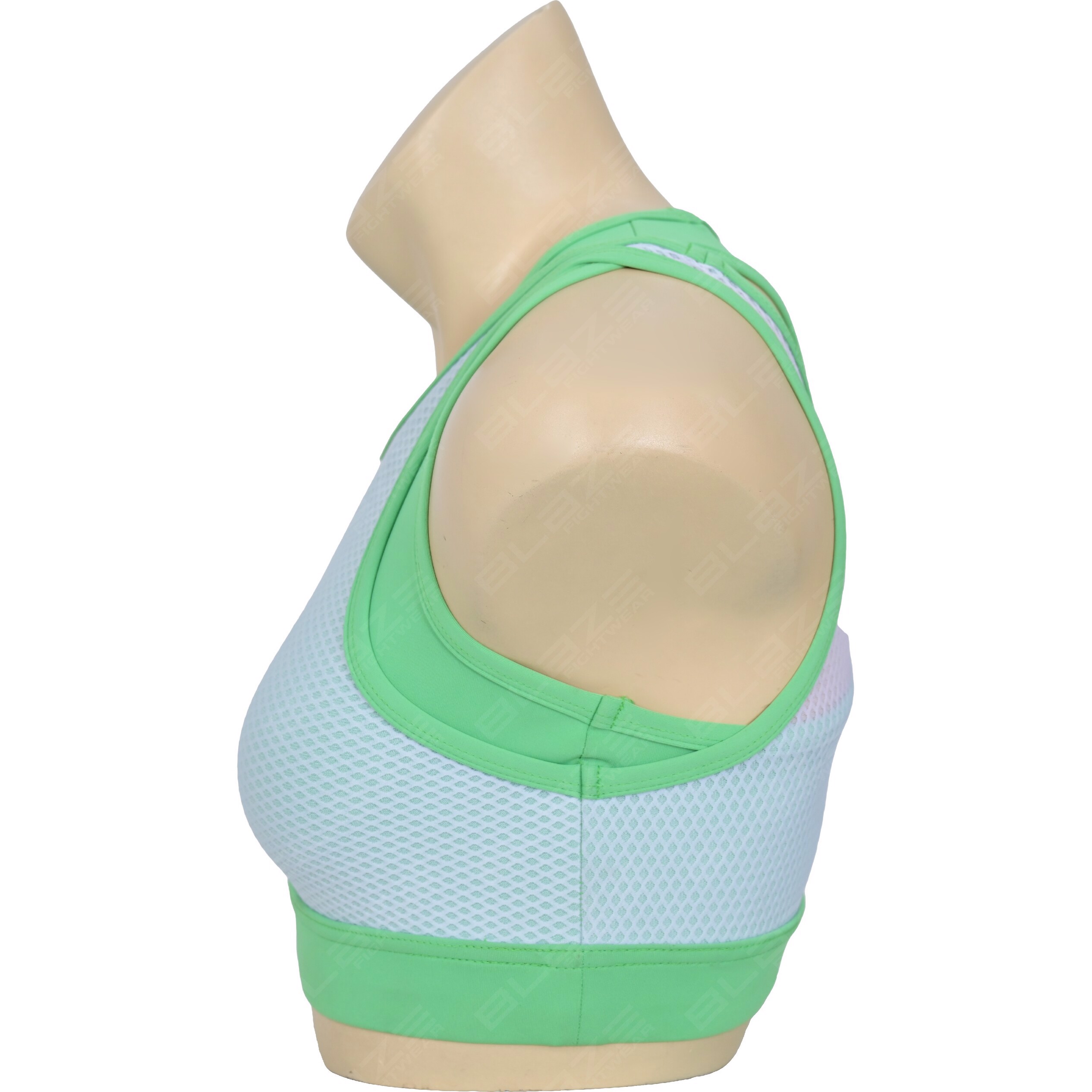 Customized Lightweight Breathable Racerback Sports Bra Seamless and Digitally Silk-Printed  - view 2