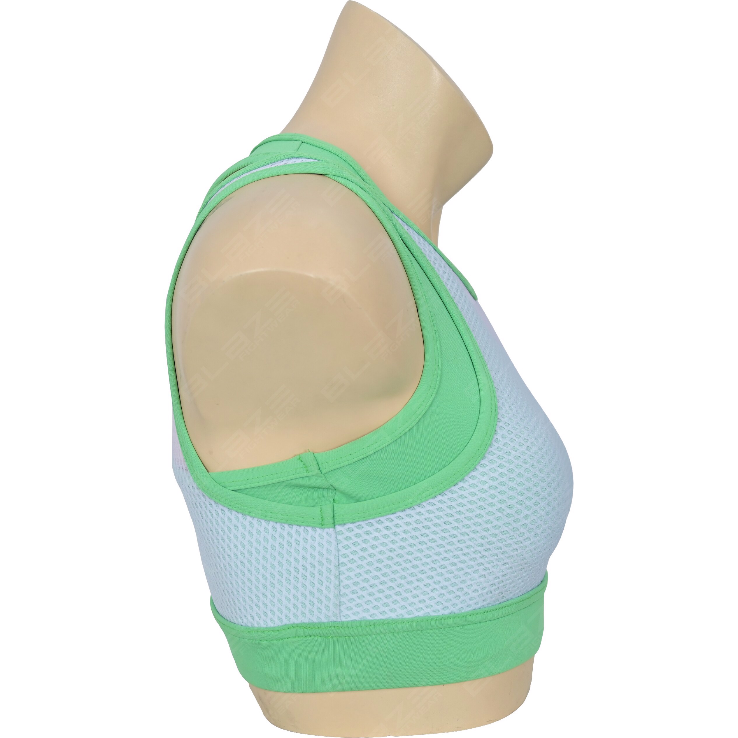 Customized Lightweight Breathable Racerback Sports Bra Seamless and Digitally Silk-Printed  - view 3