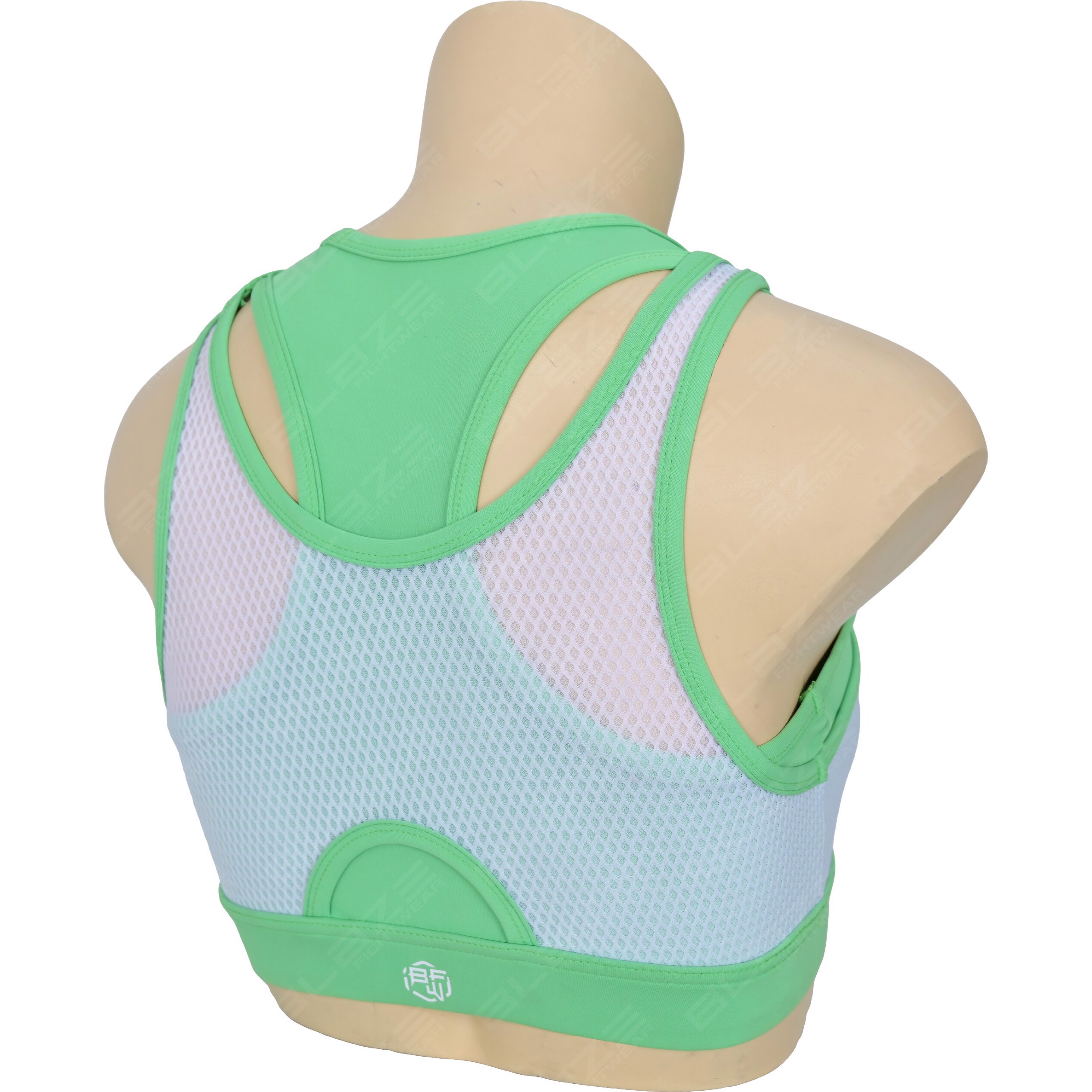 Customized Lightweight Breathable Racerback Sports Bra Seamless and Digitally Silk-Printed  - view 4