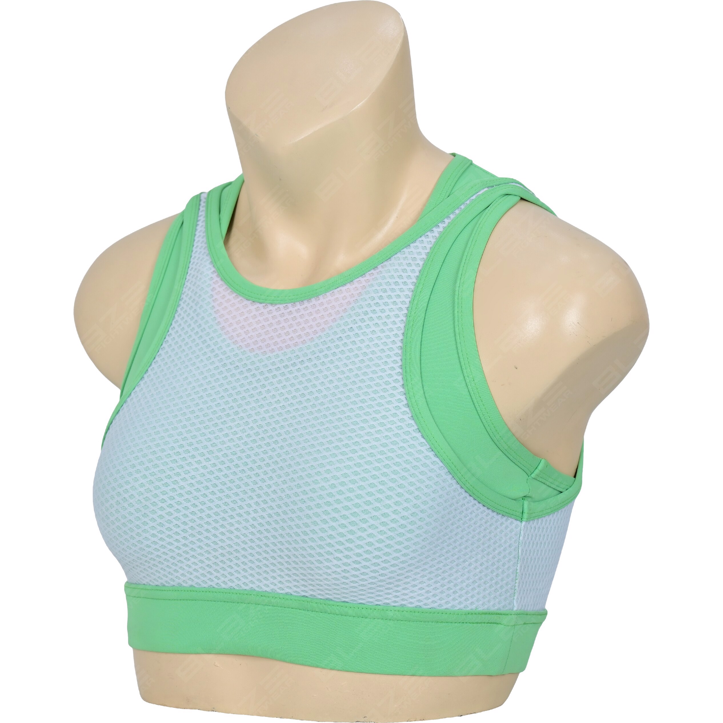 Customized Lightweight Breathable Racerback Sports Bra Seamless and Digitally Silk-Printed  - view 5