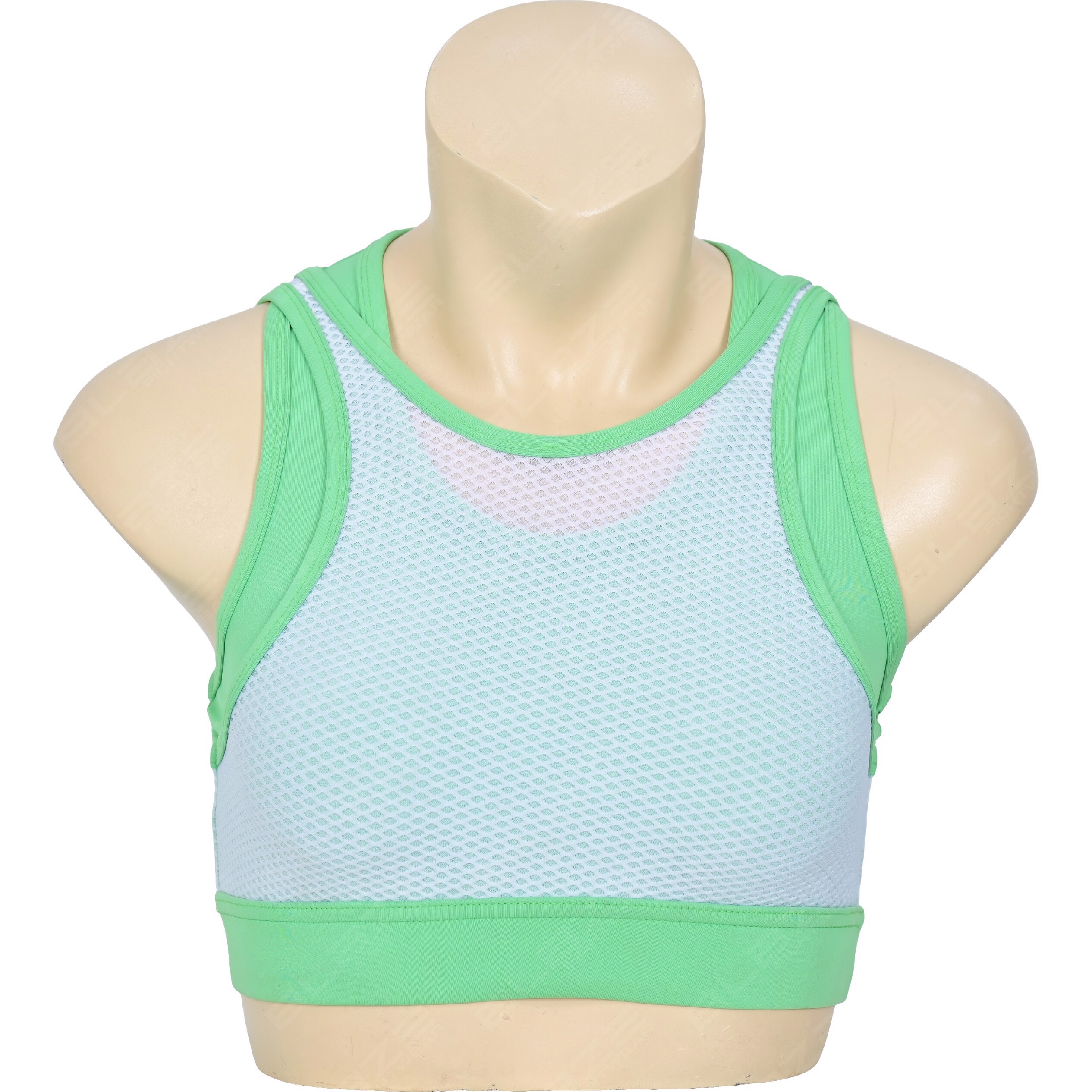 Customized Lightweight Breathable Racerback Sports Bra Seamless and Digitally Silk-Printed  - view 6