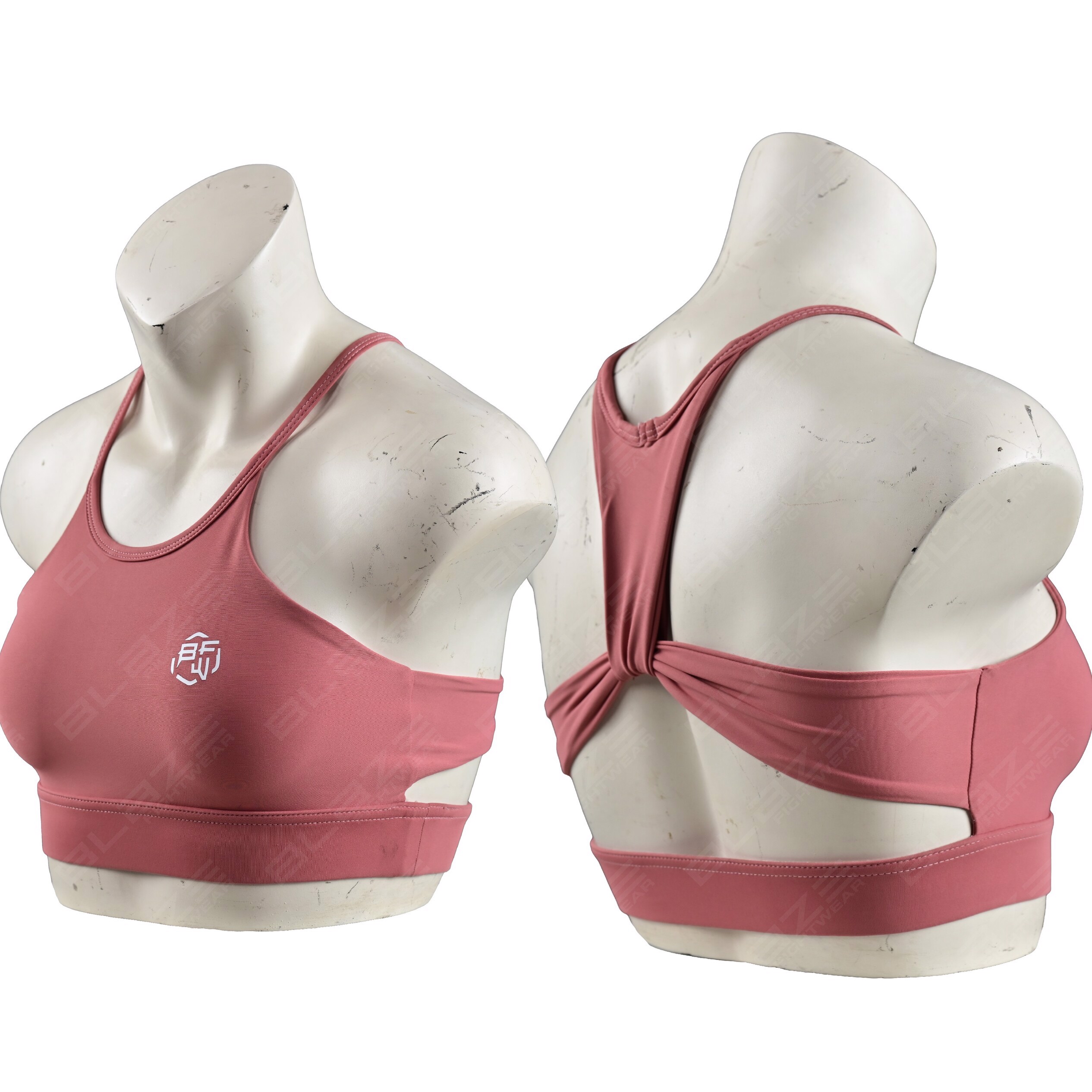 Custom Logo sports bra light weight U Neck Sports Bra Women Clothing Racer Back Workout Bras Gym Fit