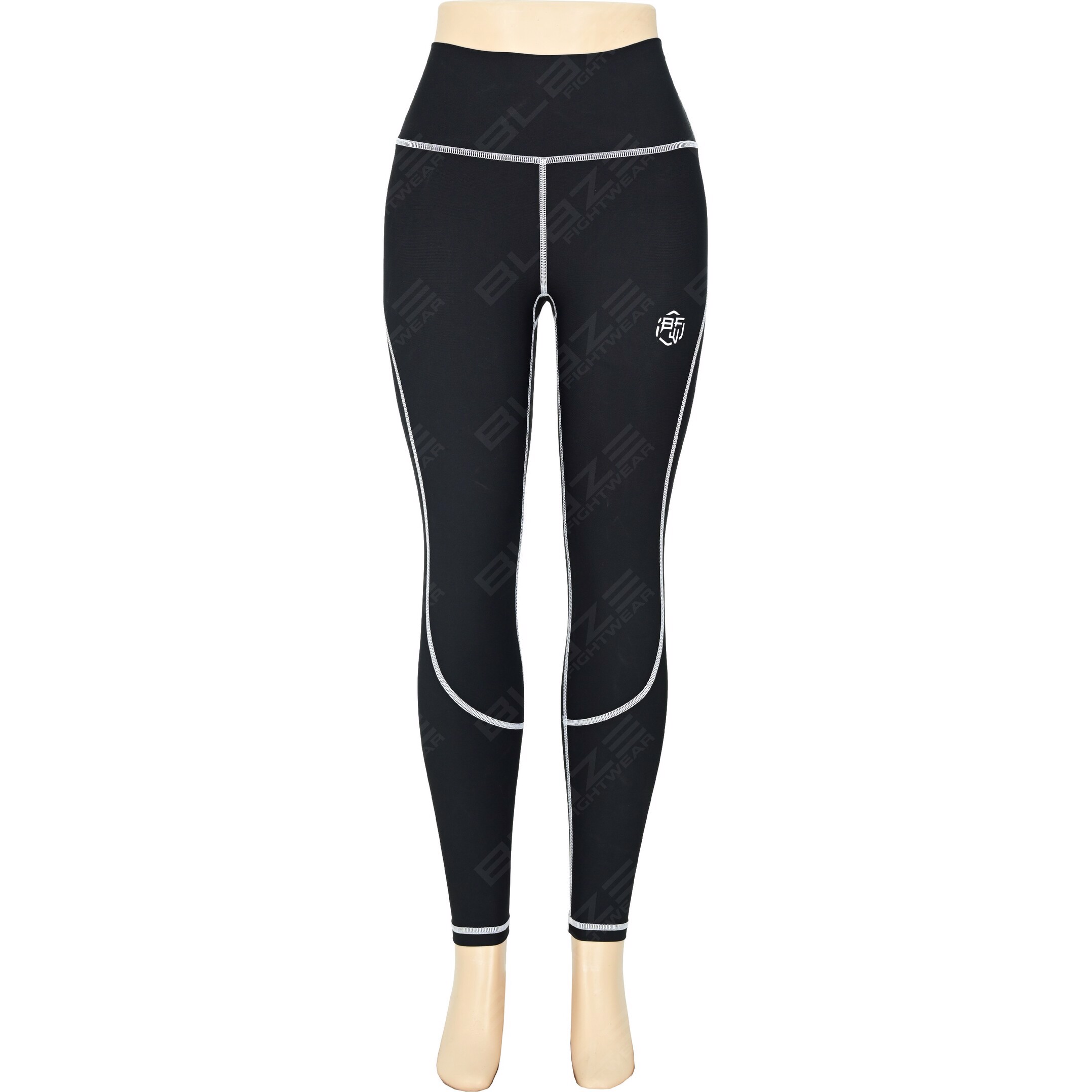 Customized High Workout Sports Yoga Pants Women Breathable Sweat Wicking Legging Softener Patchwork  - view 4