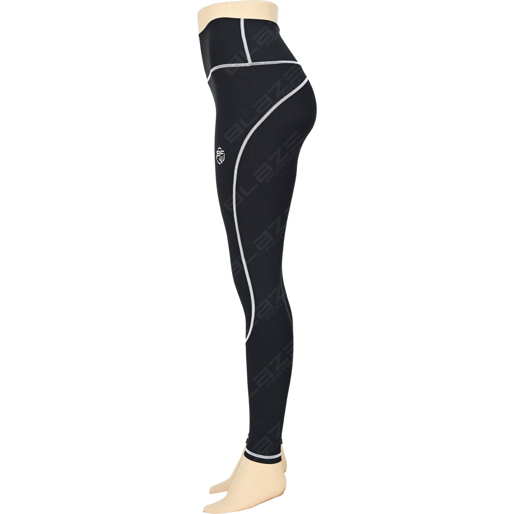 Customized High Workout Sports Yoga Pants Women Breathable Sweat Wicking Legging Softener Patchwork  - view 5